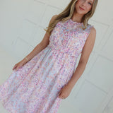 Misty Ruffle Midi Dress