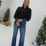 Western Chic Top - Black