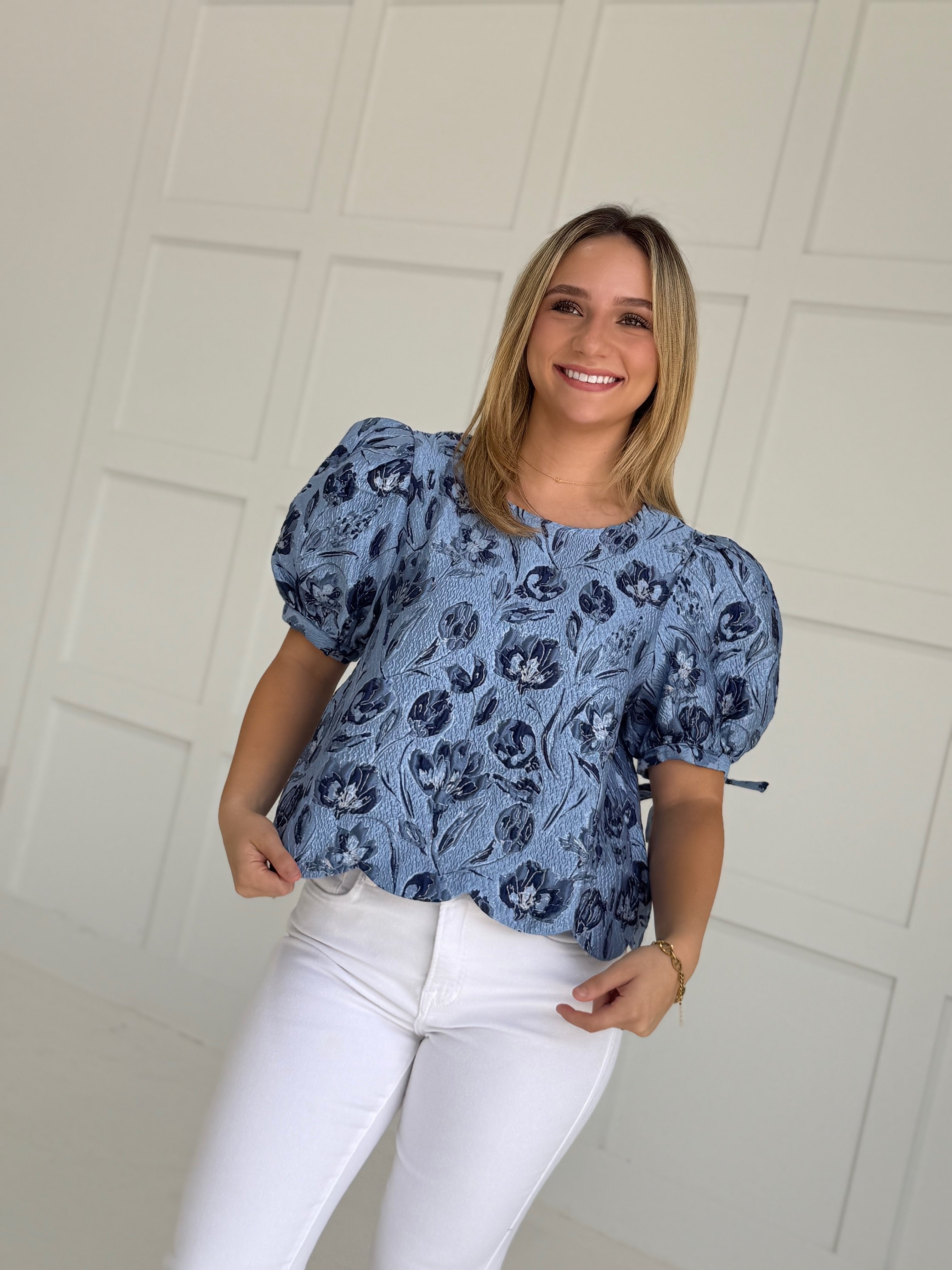 Jacklyn Jacquard Top
