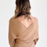 Elethia Sweater Dress - Camel