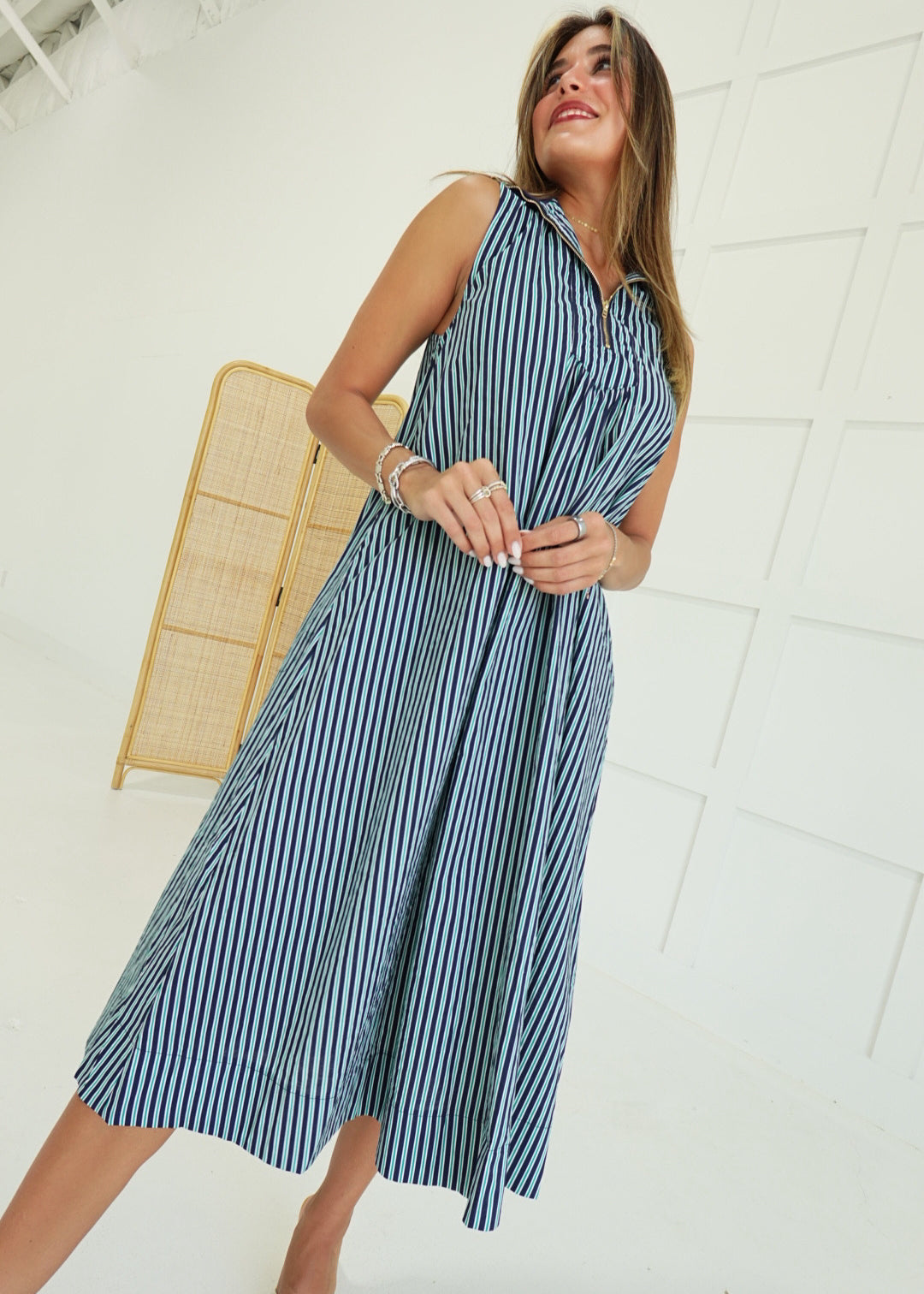 Geneva Maxi Dress - Navy