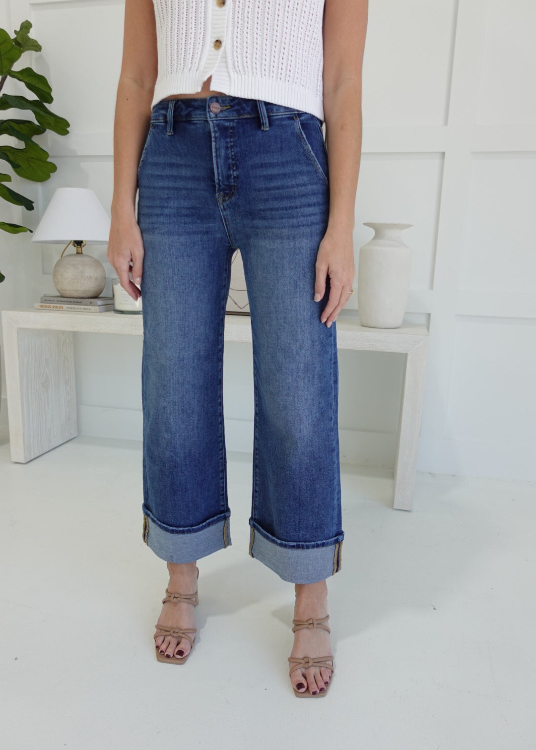 Wild Wish Cuff Jeans