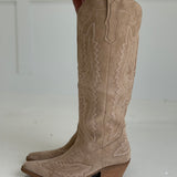 Maverick Western Boot - Beige