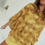 Olden Days Blouse - Gold