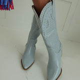 Scarlett Western Boot - Blue