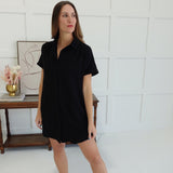 Killing Time Mini Dress - Black