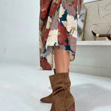 Aria Slouch Boot - Brown