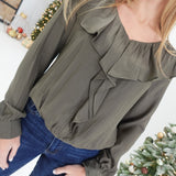 Fall of Famer Top - Dusty Olive