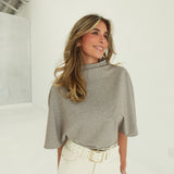 Prudence Cape Shape Top - Mocha