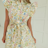 Cobblestone Roads Mini Dress