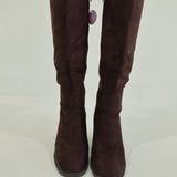Briar Knee-High Boot - Brown Suede