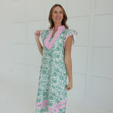 Wilshire Midi Dress - Green