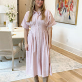 Needing Sunshine Midi Dress - Pink