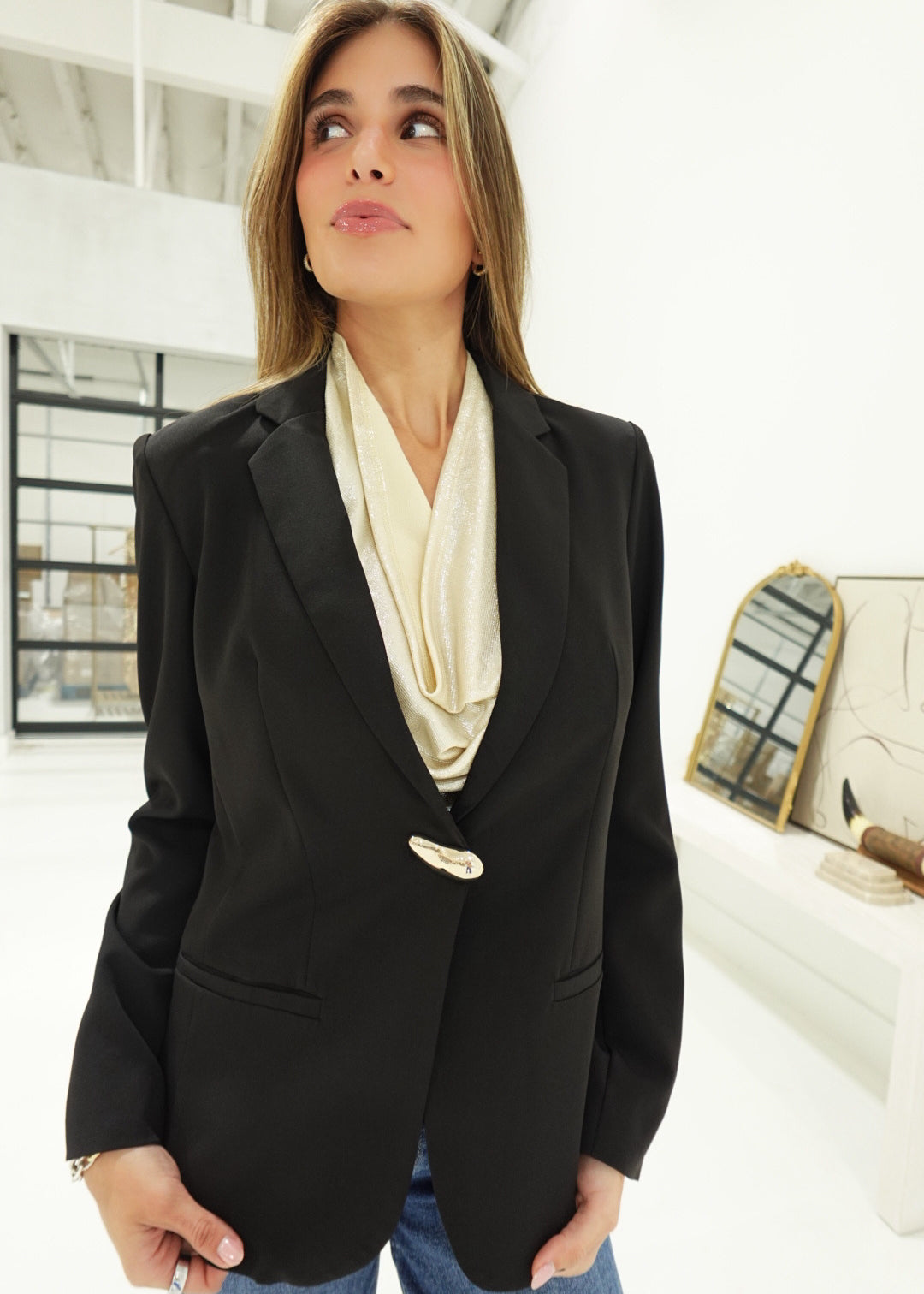 All Business Blazer - Black