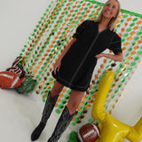 Halftime Mini Dress - Black
