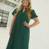 Lenora Midi Dress - Hunter