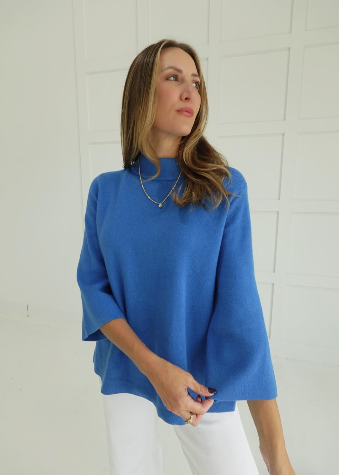 Vista Belle Sweater - French Blue