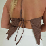 Lila Eyelet Top