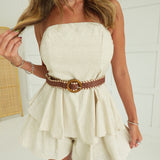 Letty Romper Dress - Linen