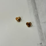 Heart Studded Earrings