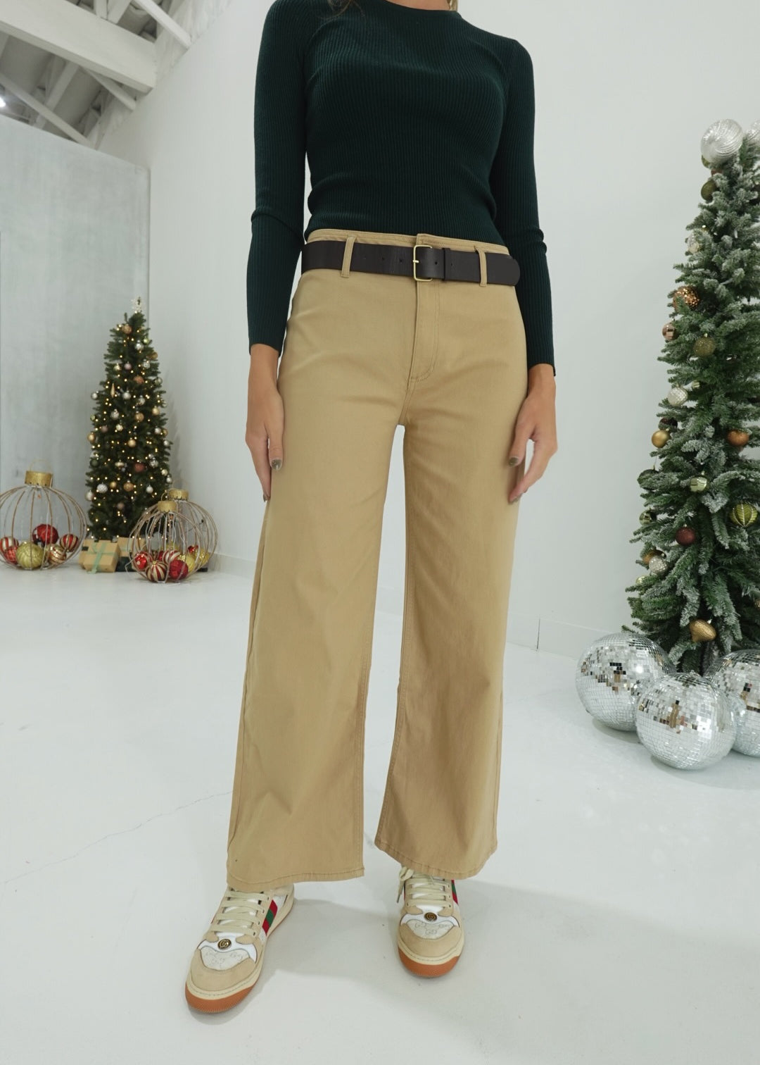 On A Whim Stretch Pants - Khaki