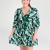 Dixon Line Dress - Green