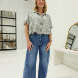 Plaid With Envy Top