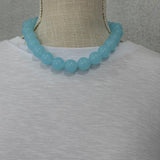 Skyblue Beaded Necklace