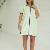 This or That Mini Dress - Lime
