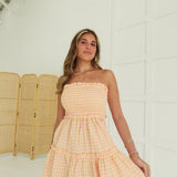Anissa Mini Dress - Pink/Yellow