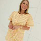 Sorbet Striped Set - Yellow Pink