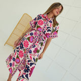 Pascha Midi Dress - Pink