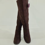 Briar Knee-High Boot - Brown Suede