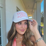 Tanned & Tipsey Trucker - White