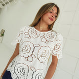 Ida Eyelet Top