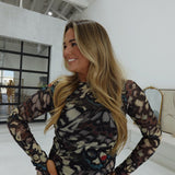 Painted Lady Mesh Top