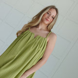 Lanie Midi Dress - Kiwi