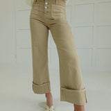 Challenge Accepted Cuffed Jeans