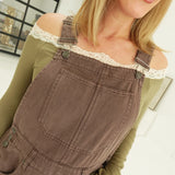 Vinny Wide Leg Overalls