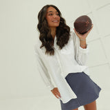 Chisholm Striped Skort - Navy GAME DAY