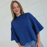 Belles Dowry Sweater - Classic Blue