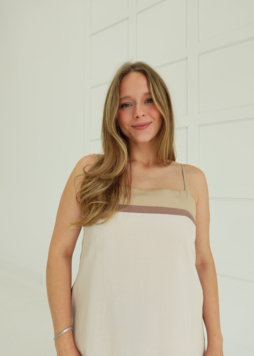 Nellie Neutral Maxi Dress