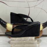 New Age Wedge - Suede Black