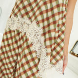 Olive's Plaid Blouse