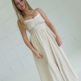 Muriel Striped Dress - Khaki