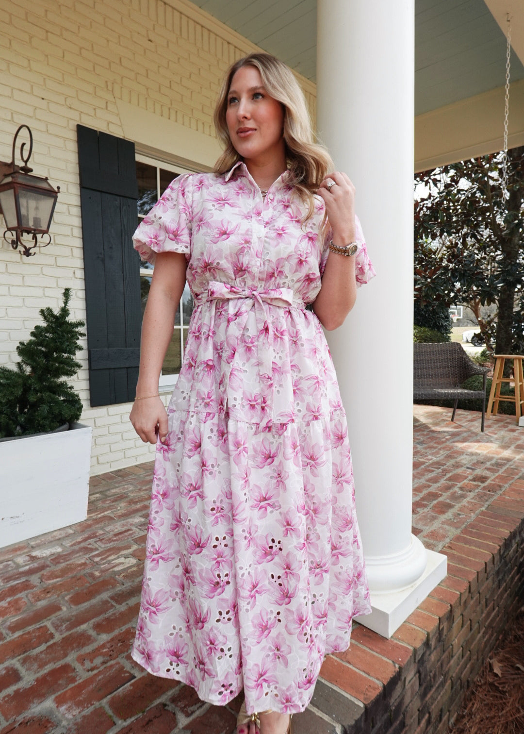 Lillibet Midi Dress - Pink