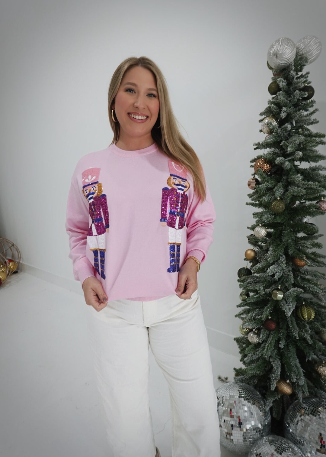 Cavalier Nutcracker Sweater