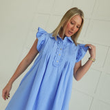 Kickoff Mini Dress - Powder