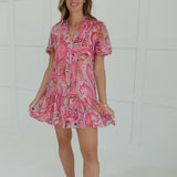 Tellie Mini Dress - Blush