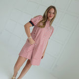 Ever After Mini Dress - Brick